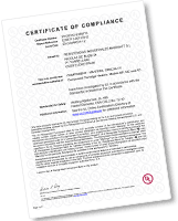 Certificado UL y CSA
